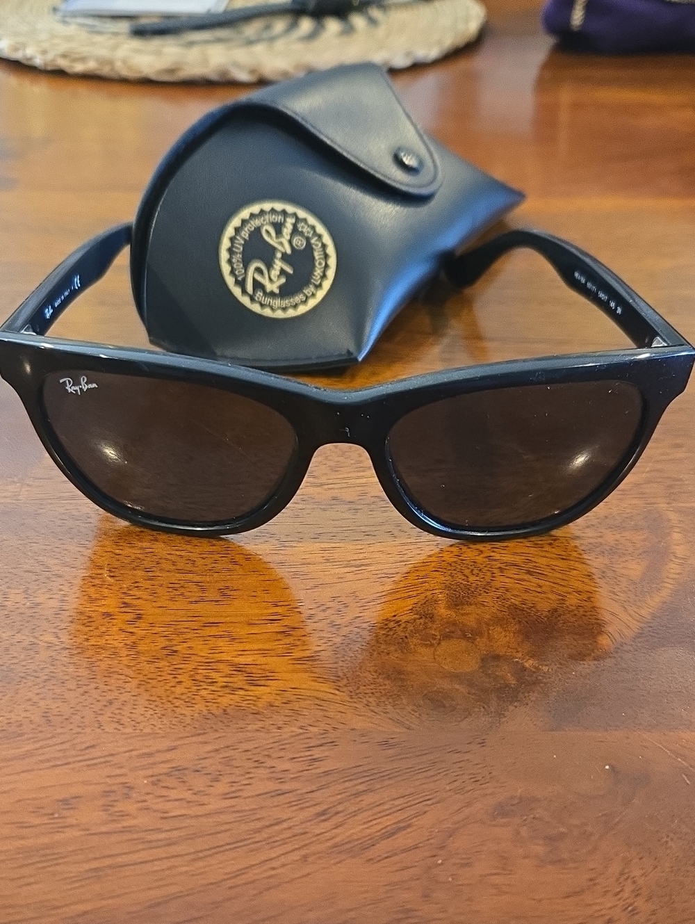 Ray-Ban Black Sunglasses with Dark Lenses